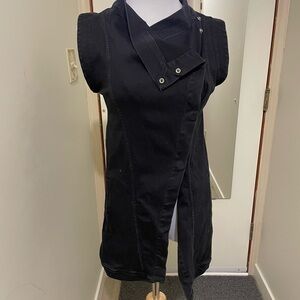 Stylish Black denim Women's Vest